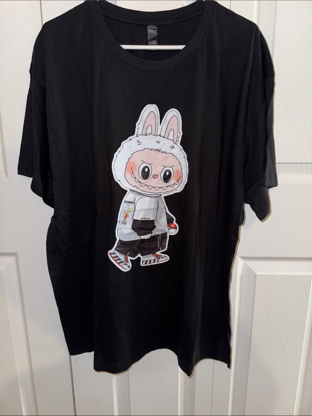 Black Graphic Monster Character T-Shirt size 2XL NEW Unisex - Picture 1 of 3